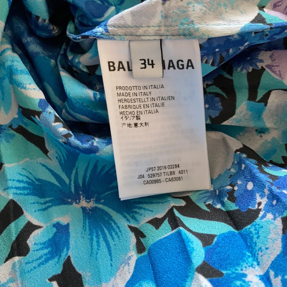 BALENCIAGA Floral Pleated midi skirt - Picture 7 of 9
